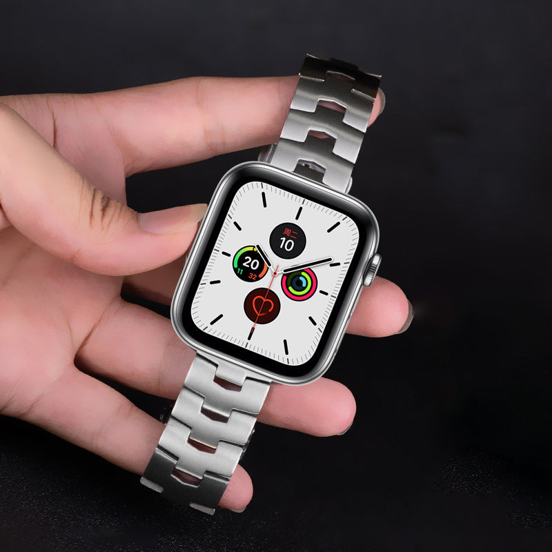 For Apple Watch Series 9 8 7 41mm 6 5 4 SE (2023) SE(2022) SE 40mm 3 2 1 38mm Titanium Steel Anti-scratch Smart Watch Band Wrist Strap For Apple Watch Series 9 8 7 41mm 6 5 4 SE (2023) SE(2022) SE 40mm 3 2 1 38mm Titanium Steel Anti-scratch Smart Watch Band Wrist Strap
